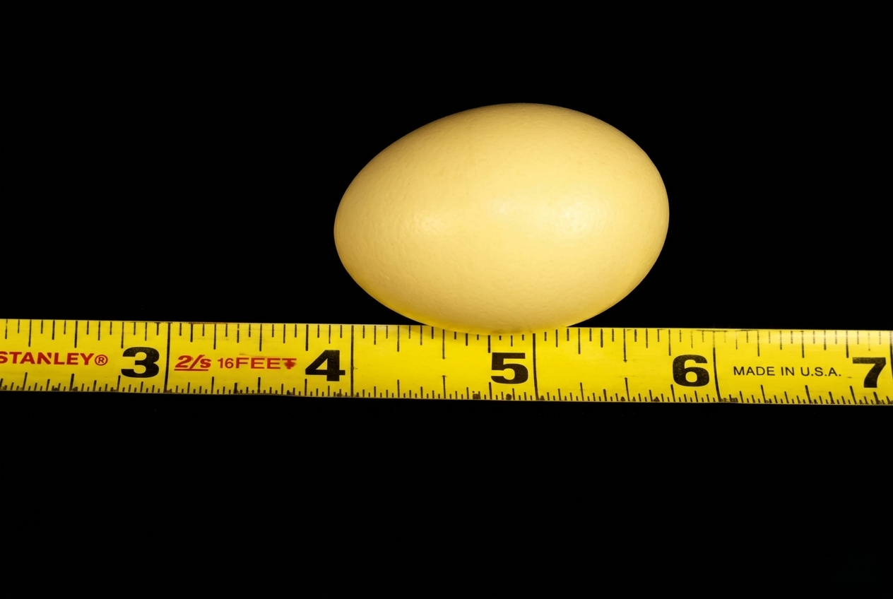 Arielle's first egg with scale